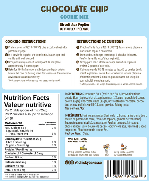 Chocolate Chip Cookie Mix